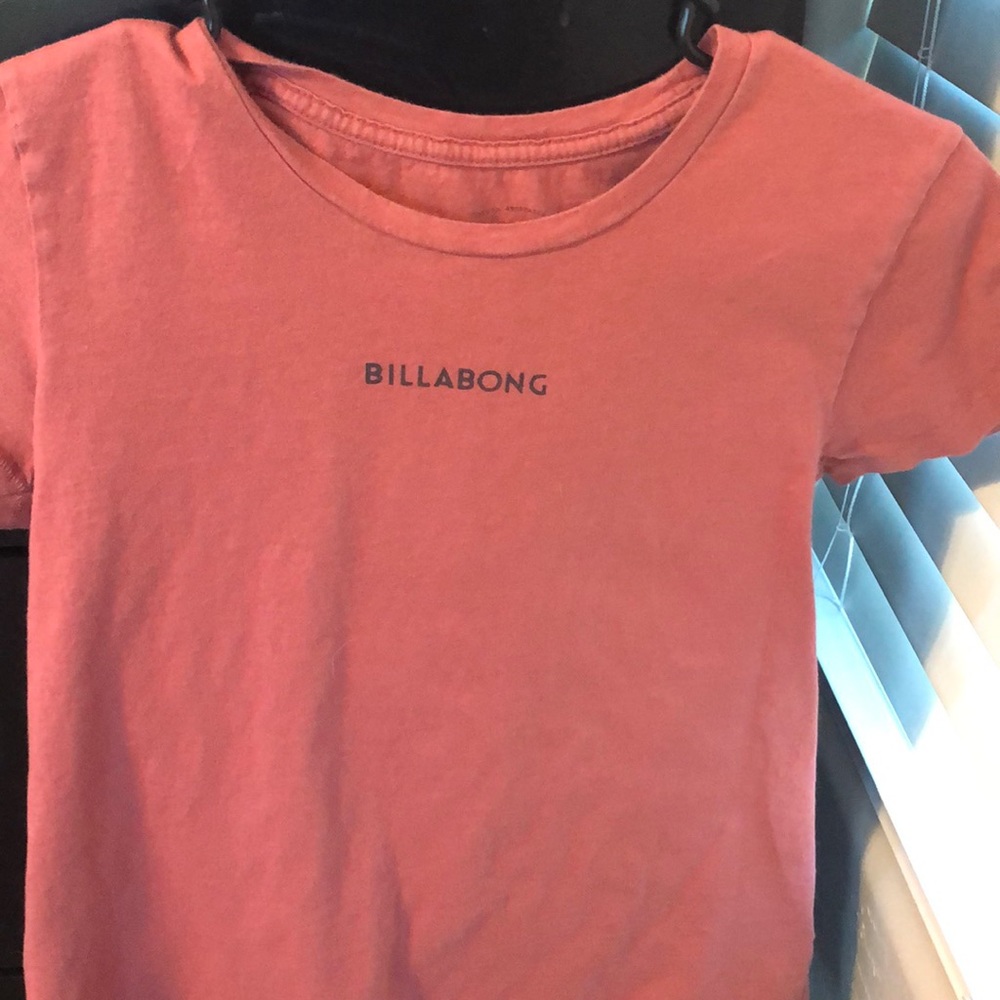 Red pink billabong shirt
